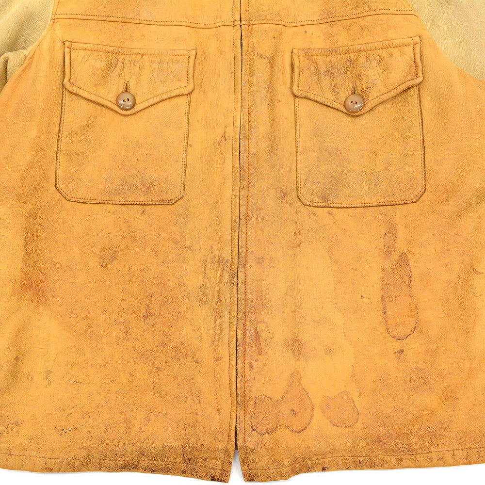 1950s~ TWO-TONE DEERSKIN LEATHER SPORT JACKET ...