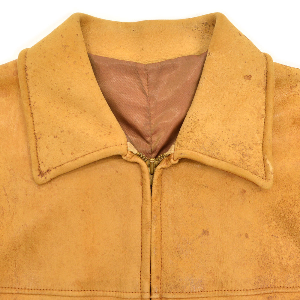 1950s~ TWO-TONE DEERSKIN LEATHER SPORT JACKET ...