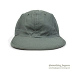 1960's DEADSTOCK USAF CAP, UTILITY, MAN'S COTTON SATEEN SAGE GREEN... 71/2