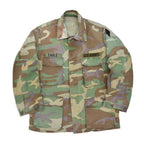 1980s~ U.S. ARMY WOODLAND CAMO BDU JACKET / FADED ...