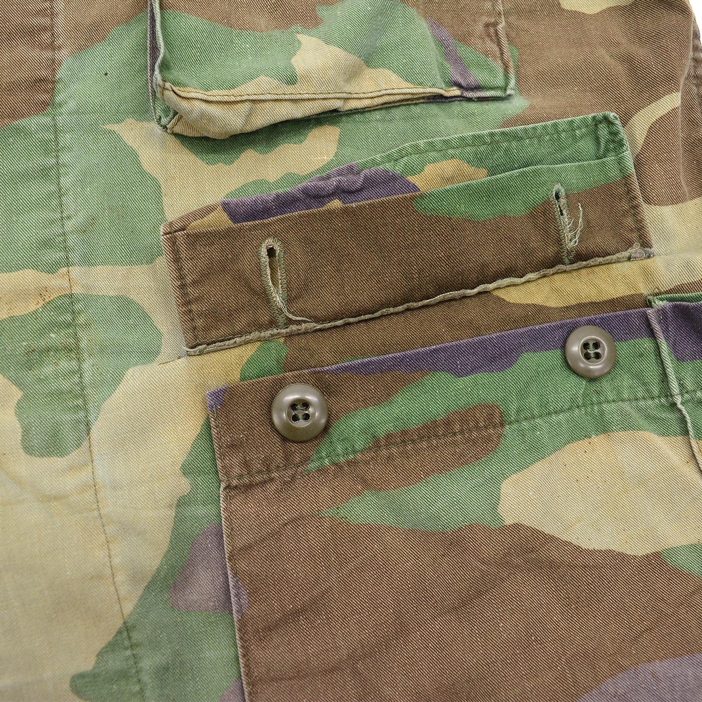 1980s~ U.S. ARMY WOODLAND CAMO BDU JACKET / FADED ...