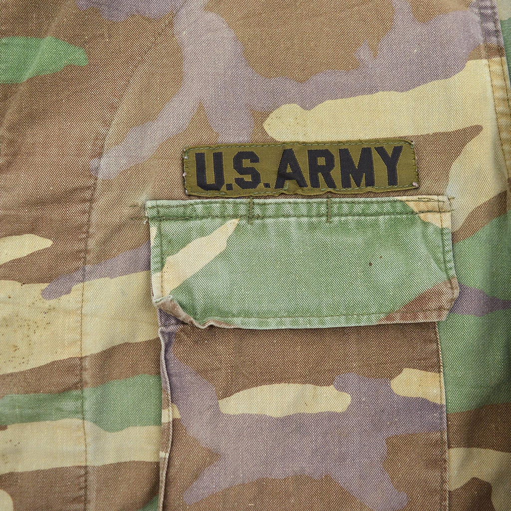 1980s~ U.S. ARMY WOODLAND CAMO BDU JACKET / FADED ...