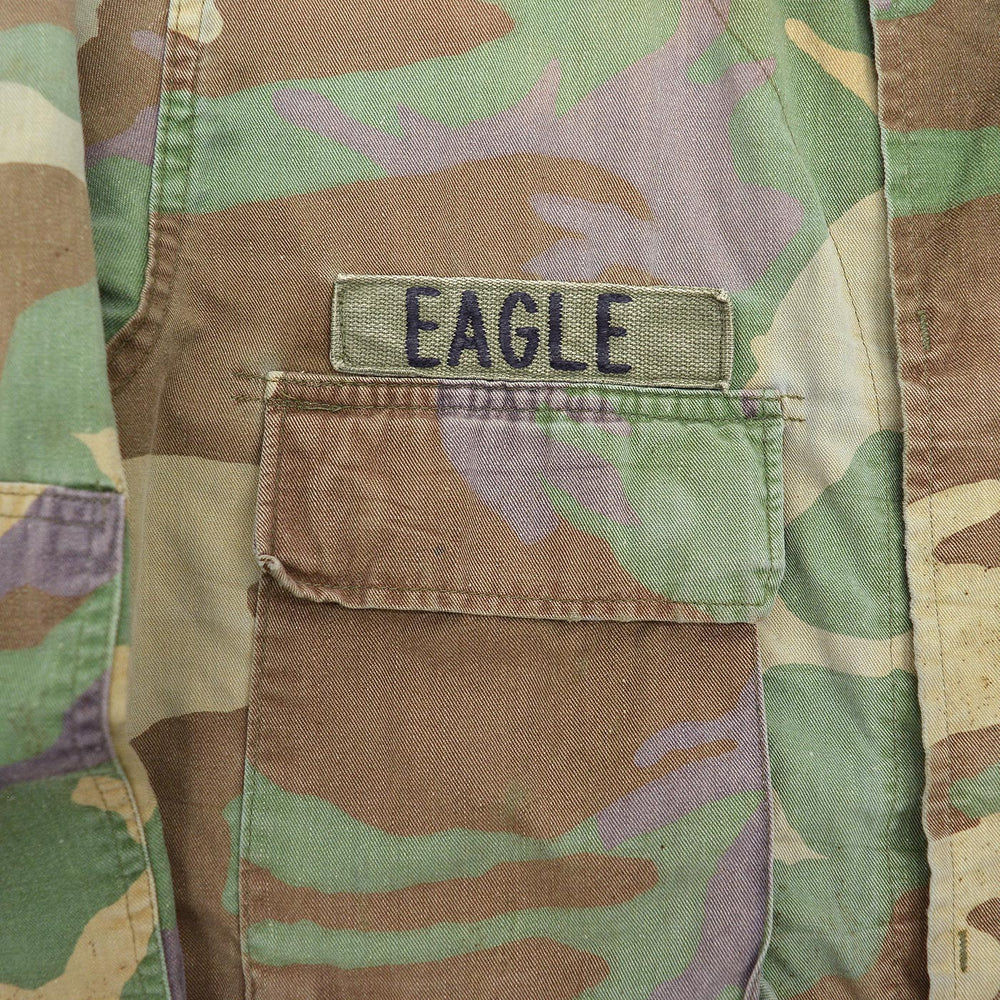 1980s~ U.S. ARMY WOODLAND CAMO BDU JACKET / FADED ...