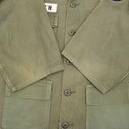 1970's U.S.ARMY OG-107 SHIRT / FISHING CLUB PATCH & CUSTOM POCKETS ...