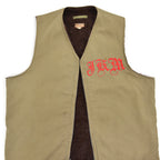 1940's U.S.NAVY EMBROIDERED ALPACA-LINED DECK VEST / EXTREMERY RARE ... 40