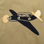 1940's U.S.NAVY EMBROIDERED ALPACA-LINED DECK VEST / EXTREMERY RARE ... 40