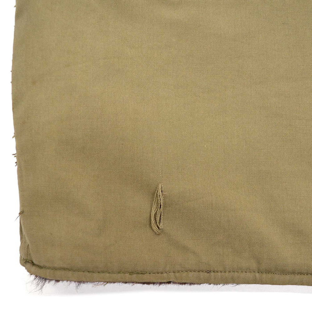1940's U.S.NAVY EMBROIDERED ALPACA-LINED DECK VEST / EXTREMERY RARE ... 40