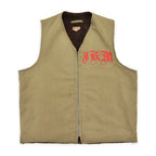 1940's U.S.NAVY EMBROIDERED ALPACA-LINED DECK VEST / EXTREMERY RARE ... 40