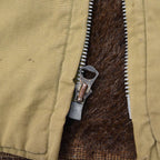 1940's U.S.NAVY EMBROIDERED ALPACA-LINED DECK VEST / EXTREMERY RARE ... 40