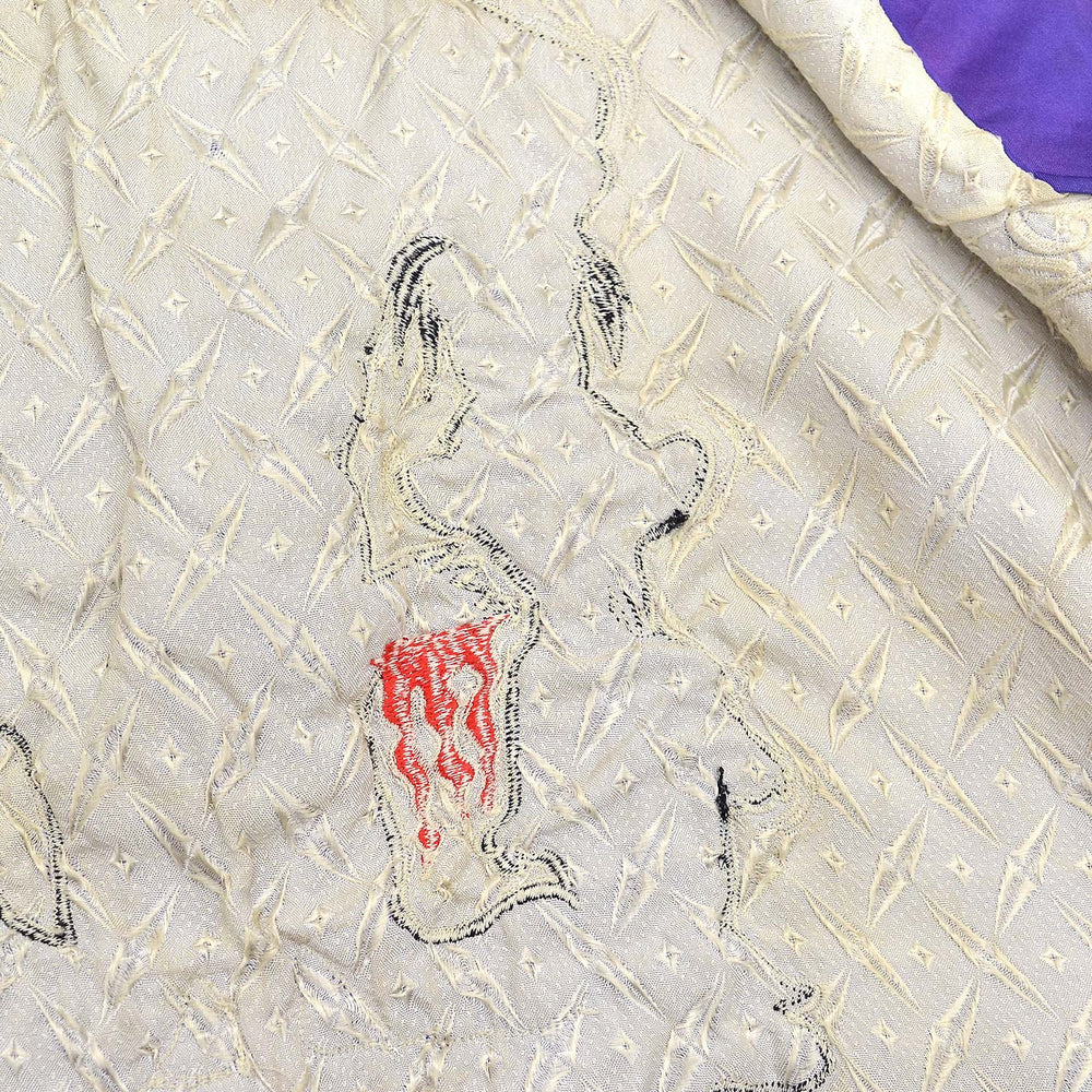 1960's VIETNAM WAR ERA OKINAWA EMBROIDERY SOUVENIR JACKET / RARE COLOR ...