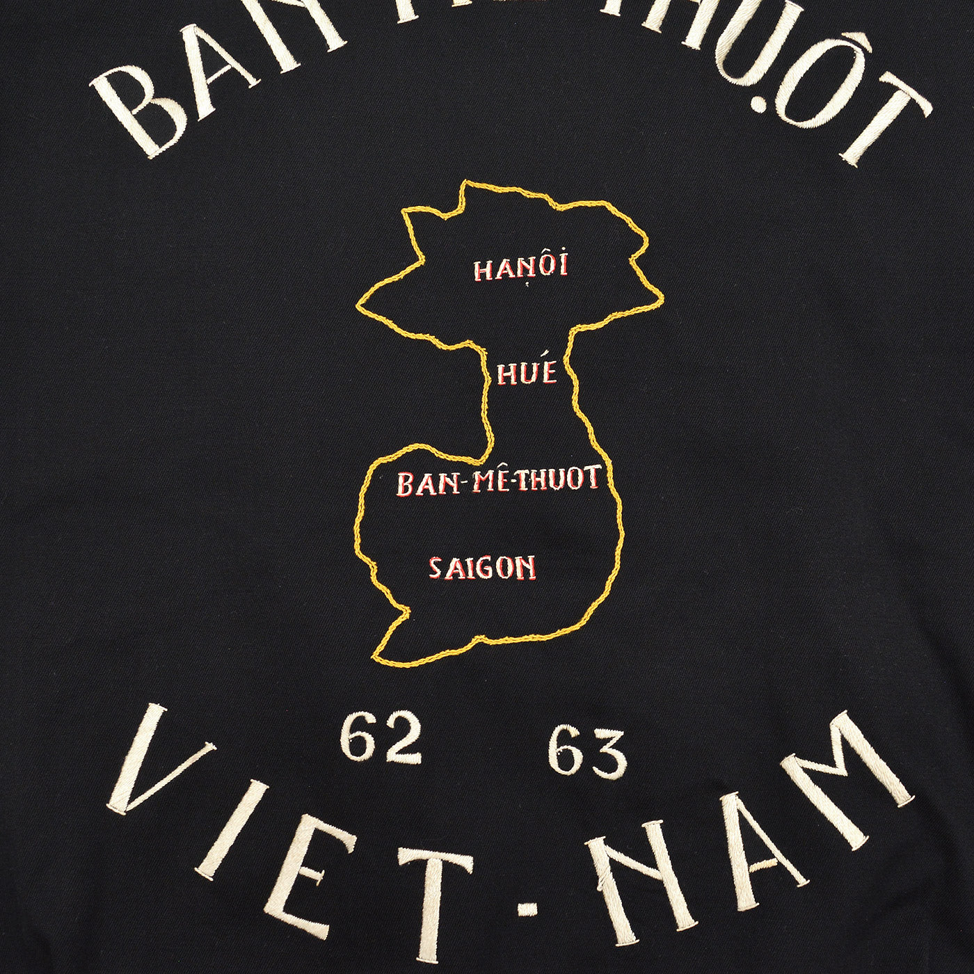 1960's VIETNAM SOUVENIR JACKET / TAILOR MADE 62-63 / EXTREMELY RARE ...