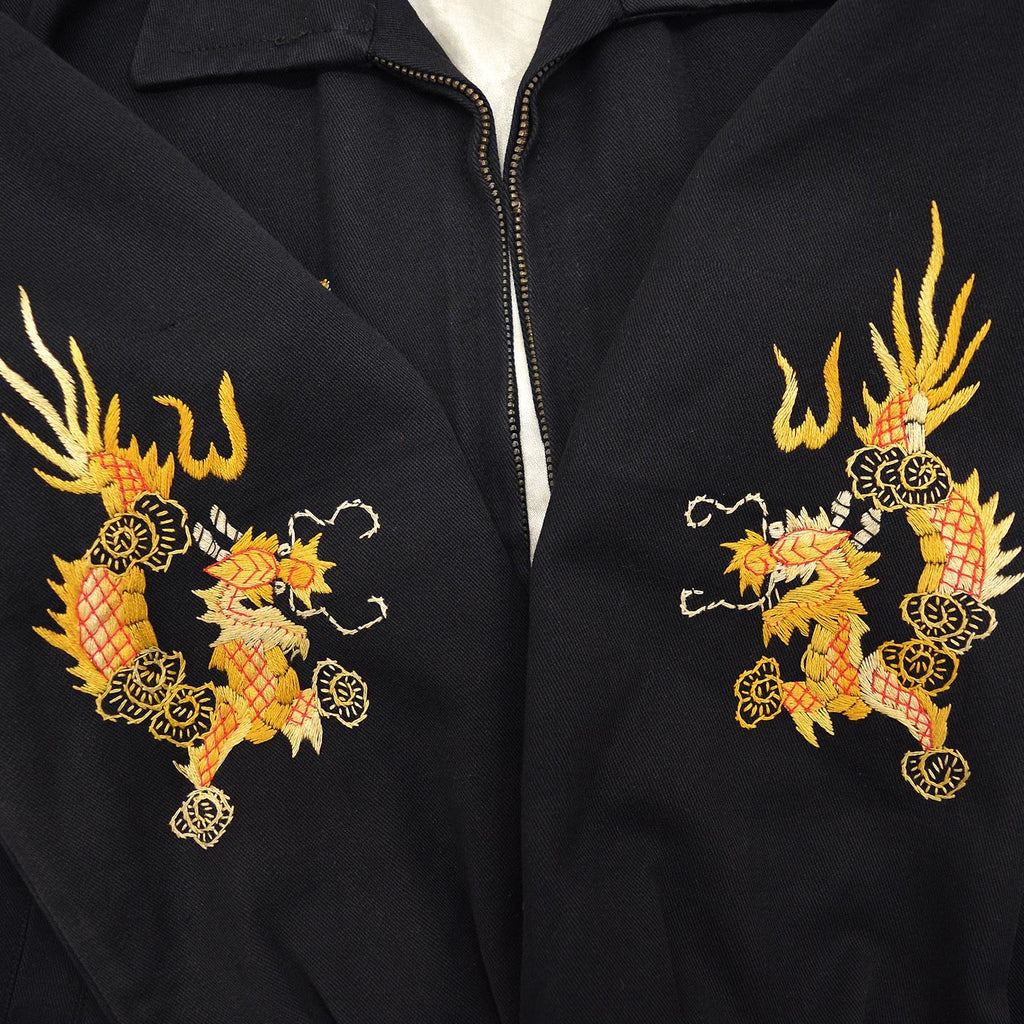 1960's KIDS VIETNAM SOUVENIR JACKET BLACK / TIGER FACE ...