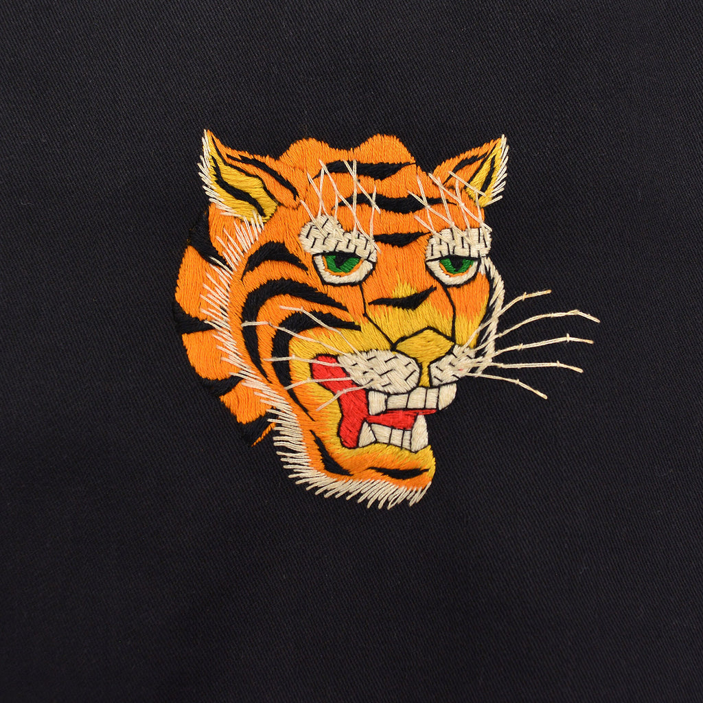 1960's KIDS VIETNAM SOUVENIR JACKET BLACK / TIGER FACE ...