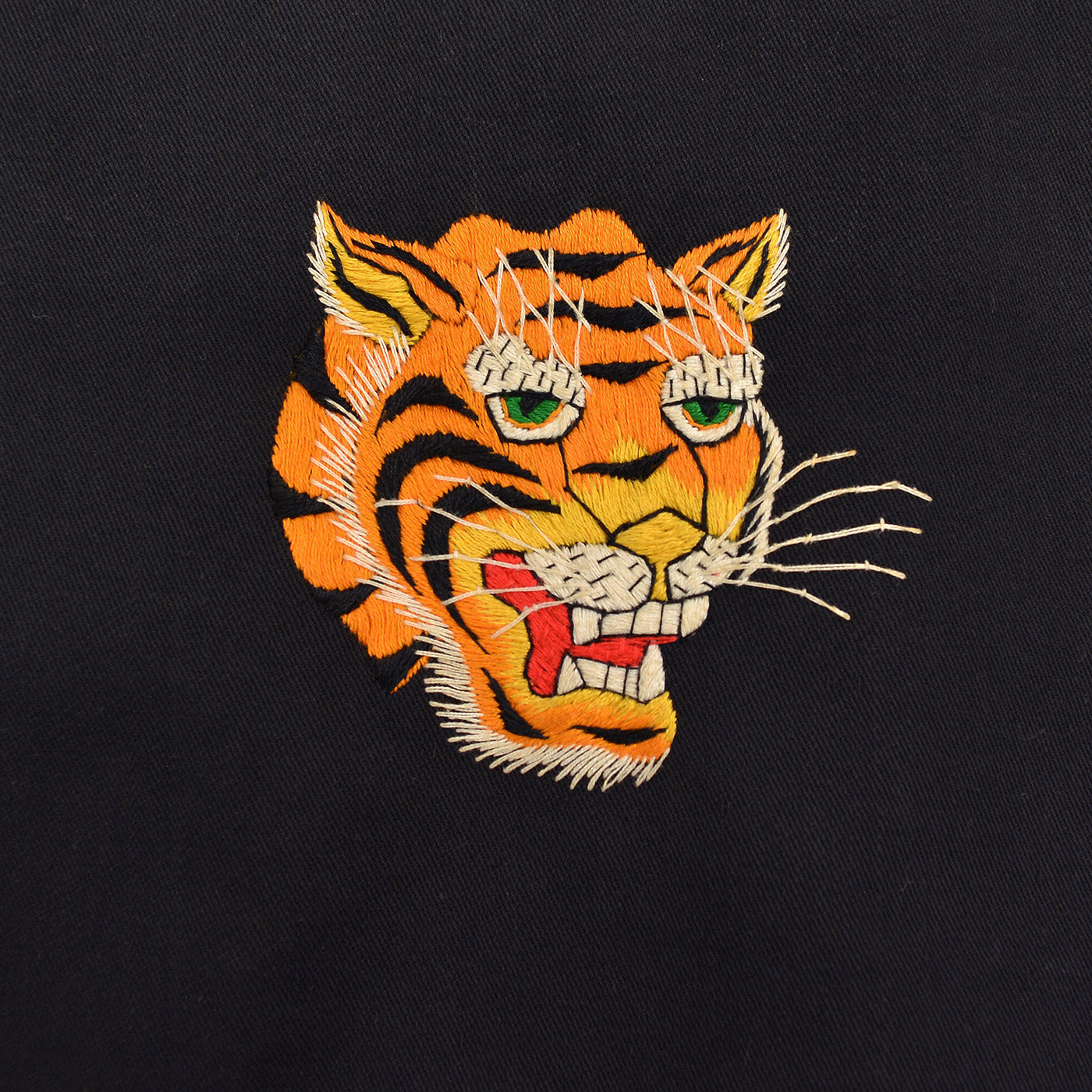 1960's KIDS VIETNAM SOUVENIR JACKET BLACK / TIGER FACE ...