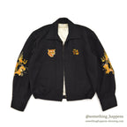 1960's KIDS VIETNAM SOUVENIR JACKET BLACK / TIGER FACE ...