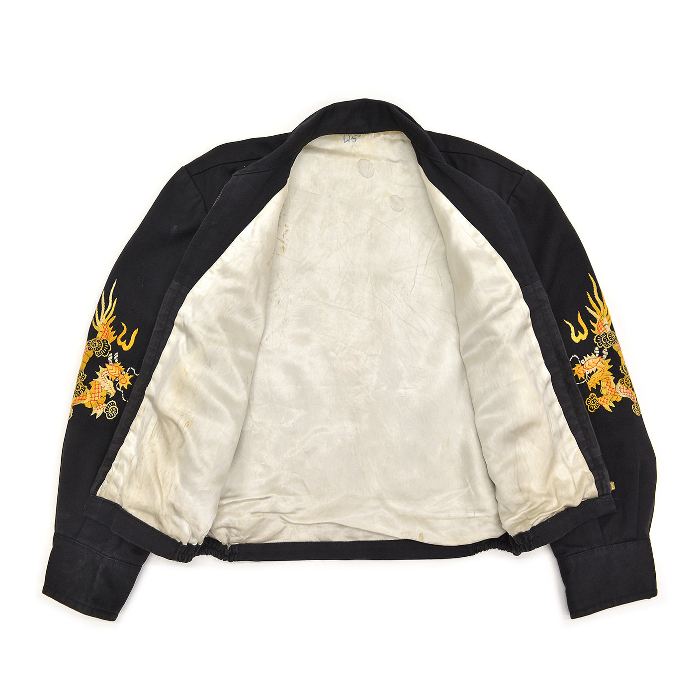 1960's KIDS VIETNAM SOUVENIR JACKET BLACK / TIGER FACE