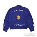 1960s KIDS VIETNAM SOUVENIR JACKET BLUE / TIGER FACE ...