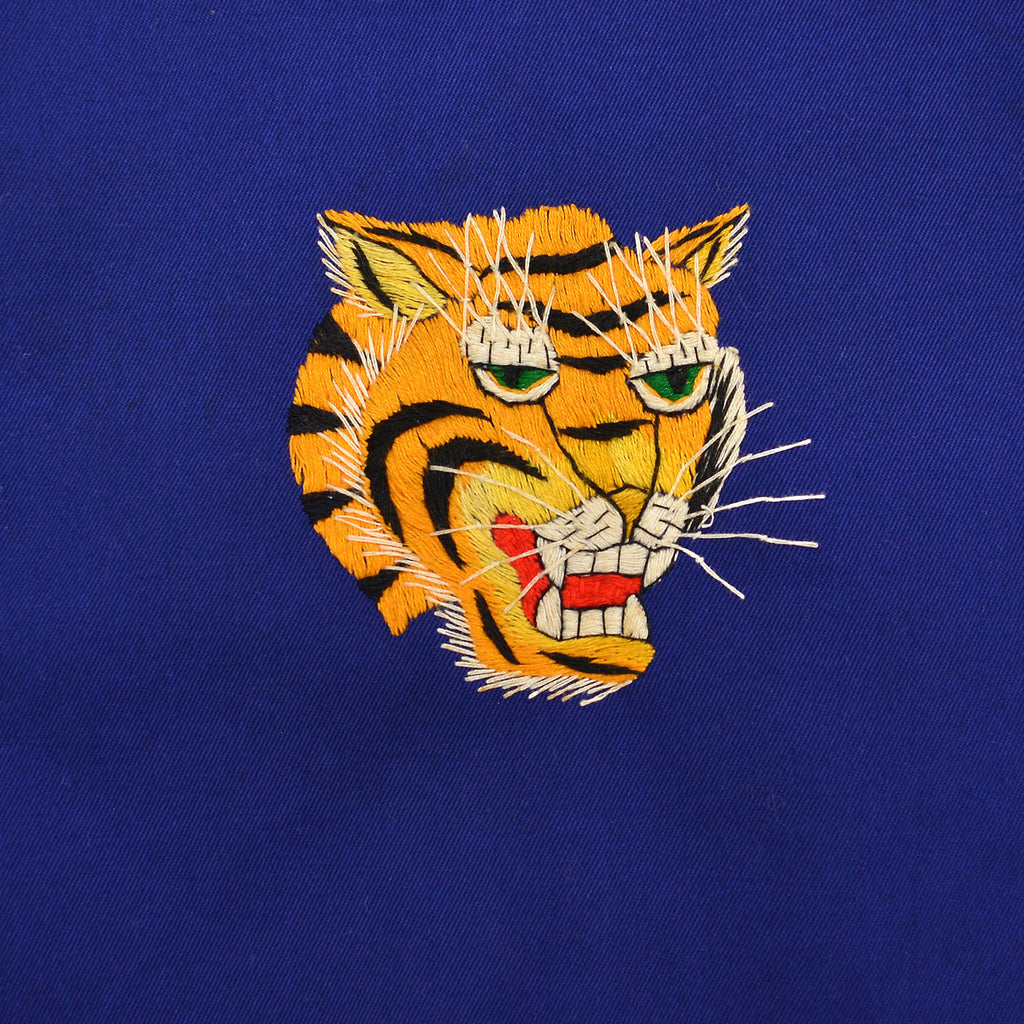 1960s KIDS VIETNAM SOUVENIR JACKET BLUE / TIGER FACE ...