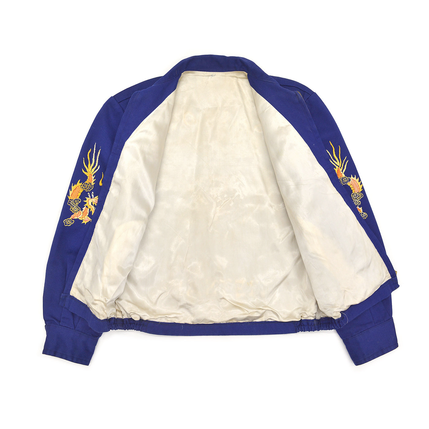 1960's KIDS VIETNAM SOUVENIR JACKET BLUE / TIGER FACE
