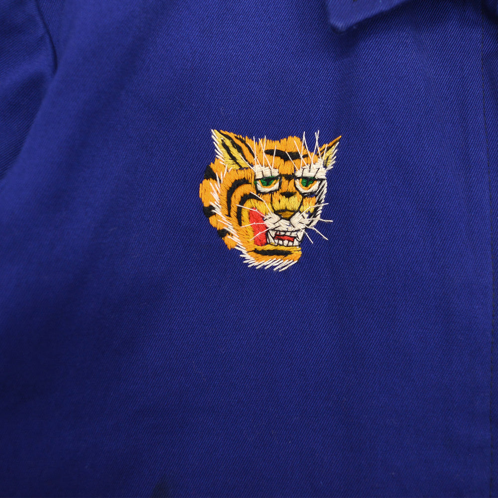 1960s KIDS VIETNAM SOUVENIR JACKET BLUE / TIGER FACE ...