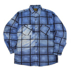 1960's WASHINGTON D.C. PLAID PRINT FLANNEL SHIRT / SUN FADED ...