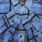 1960's WASHINGTON D.C. PLAID PRINT FLANNEL SHIRT / SUN FADED ...
