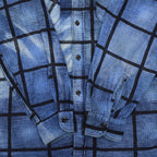 1960's WASHINGTON D.C. PLAID PRINT FLANNEL SHIRT / SUN FADED ...