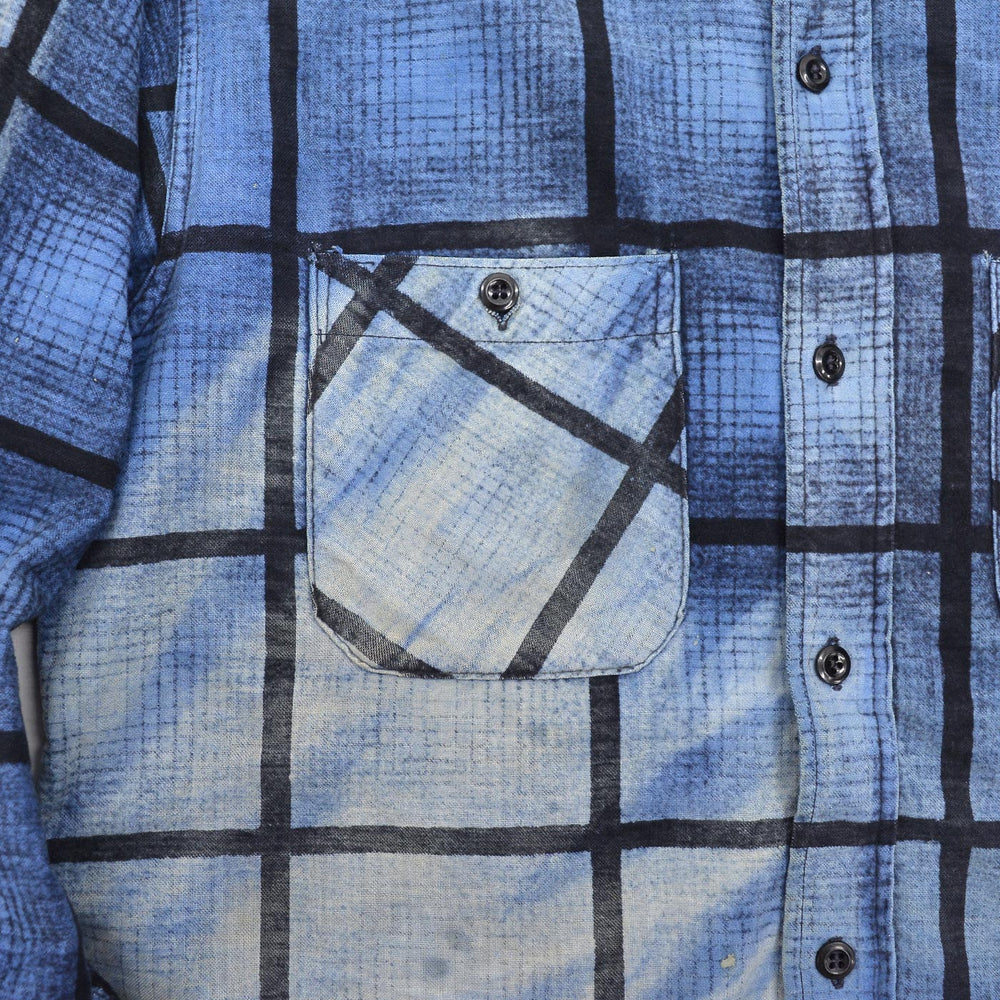 1960's WASHINGTON D.C. PLAID PRINT FLANNEL SHIRT / SUN FADED ...