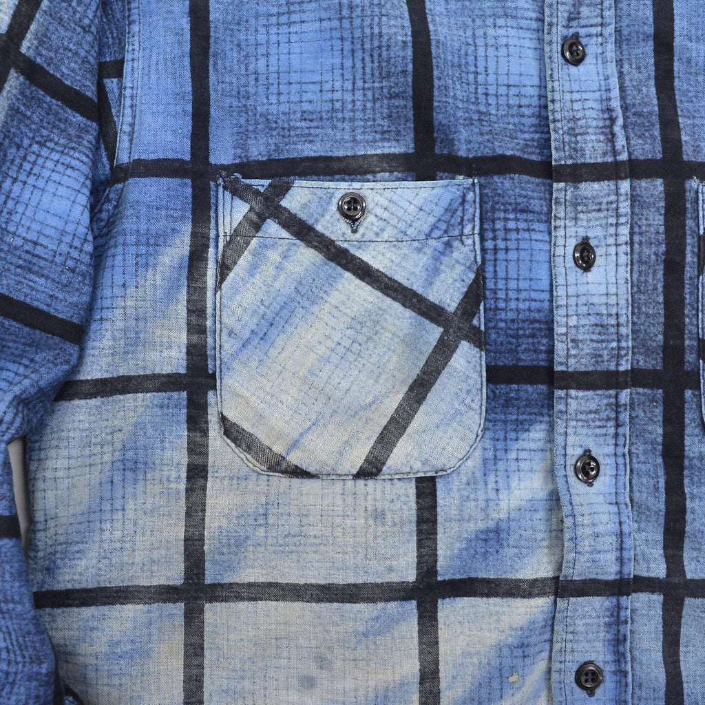 1960's WASHINGTON D.C. PLAID PRINT FLANNEL SHIRT / SUN FADED ...