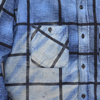 1960's WASHINGTON D.C. PLAID PRINT FLANNEL SHIRT / SUN FADED ...