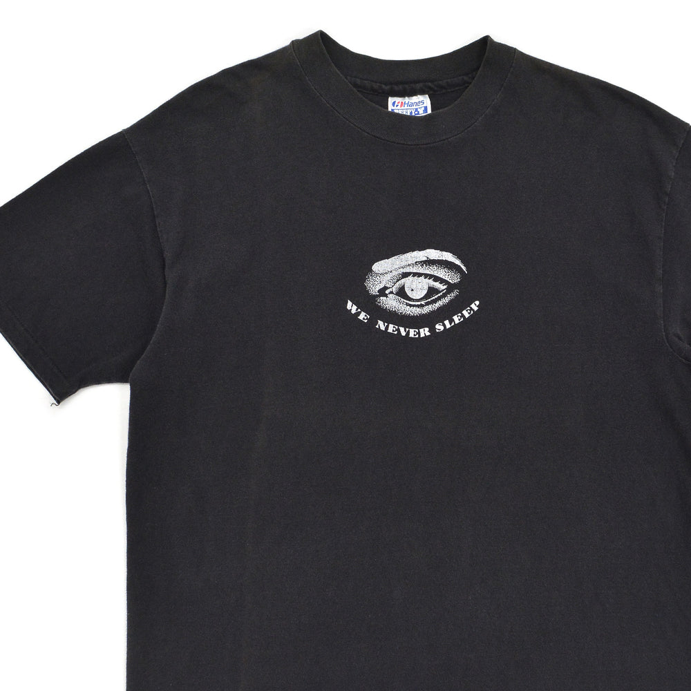 1990's HANES WE NEVER SLEEP T-SHIRT...L