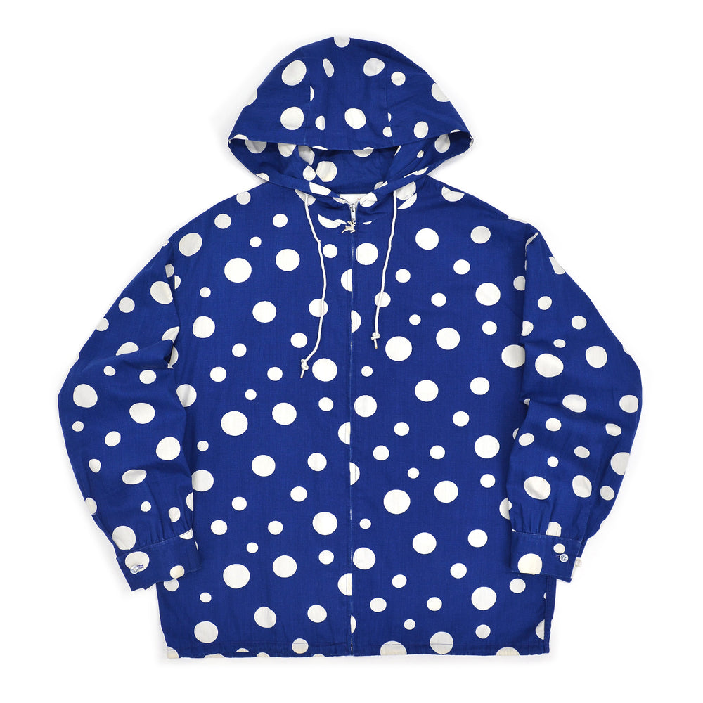 1960's WHITE STAG POLKA DOTS COTTON HOODED JACKET ...