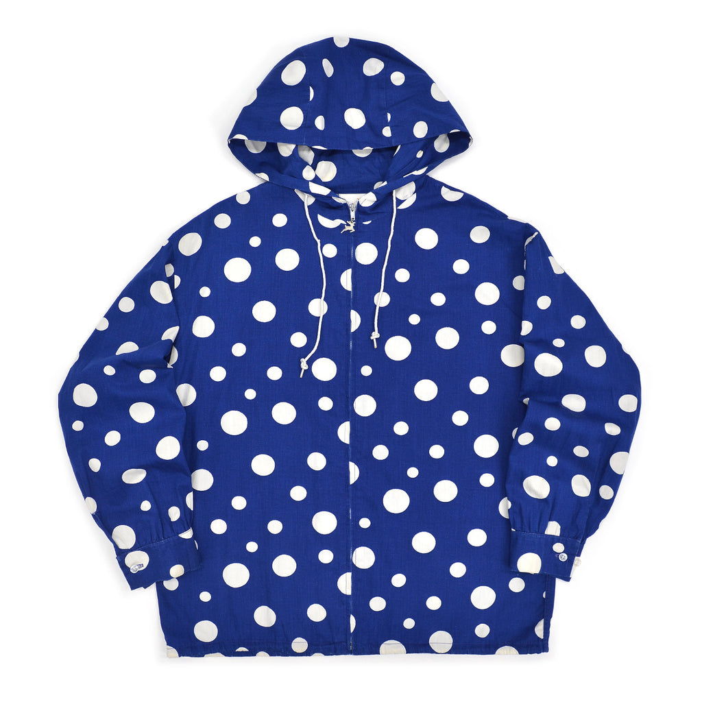 1960's WHITE STAG POLKA DOTS COTTON HOODED JACKET ...