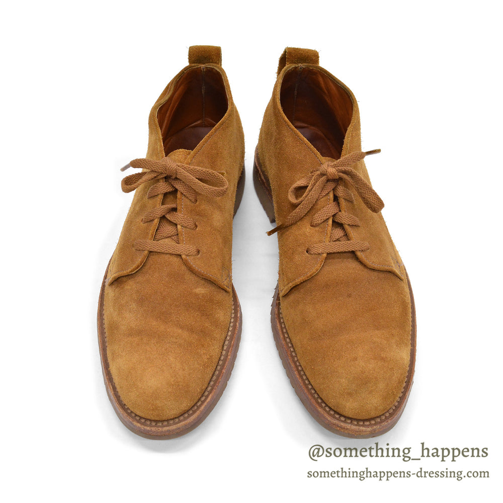 1980's~ WILLIS & GEIGER SUEDE CHUKKA BOOTS...8D