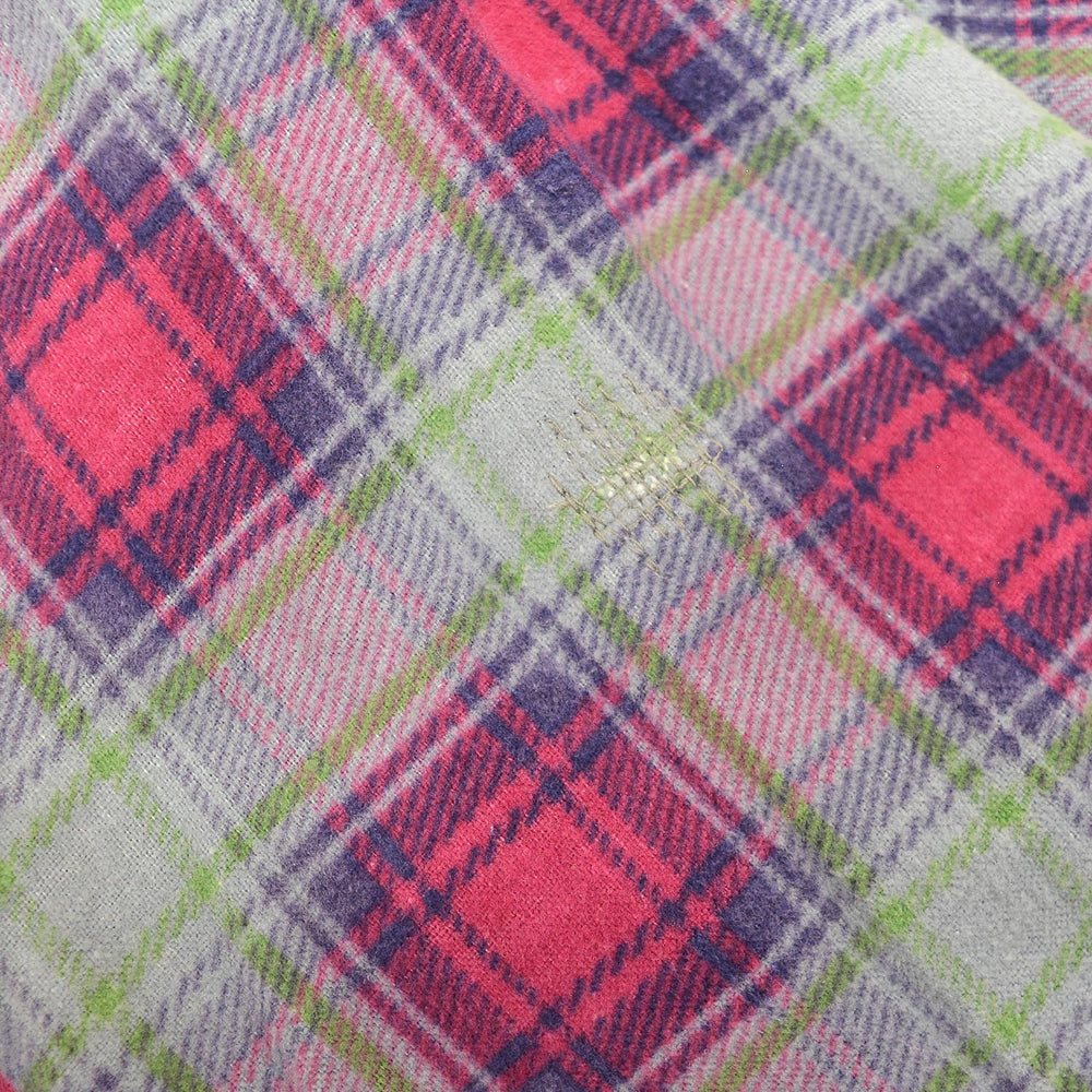 ~1960's WINTER KING PRINT FLANNEL SHIRT / GUSSET ...