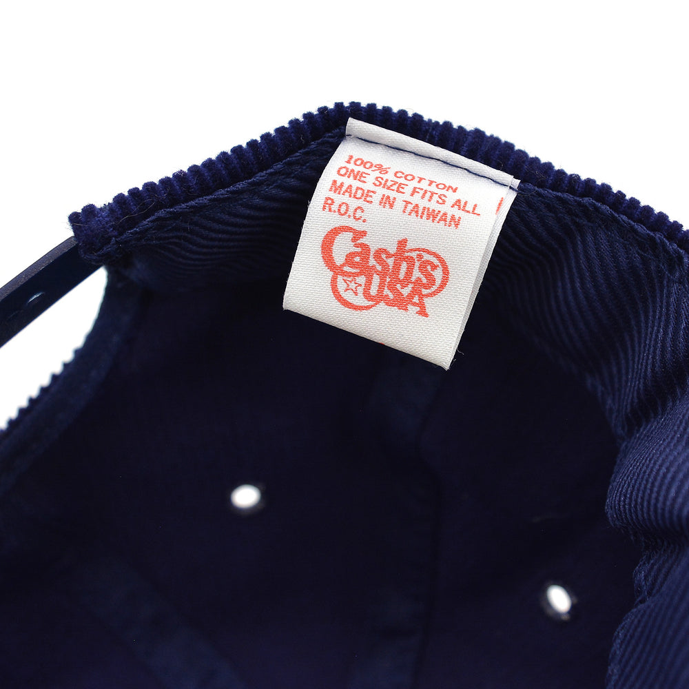 ~1990s DEADSTOCK WISCONSIN DELLS SOUVENIR CORDUROY CAP / NAVY BLUE ...