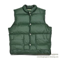 1970's~ THE TETON MADE BY WOOLRICH DOWN VEST / FOREST GREEN...