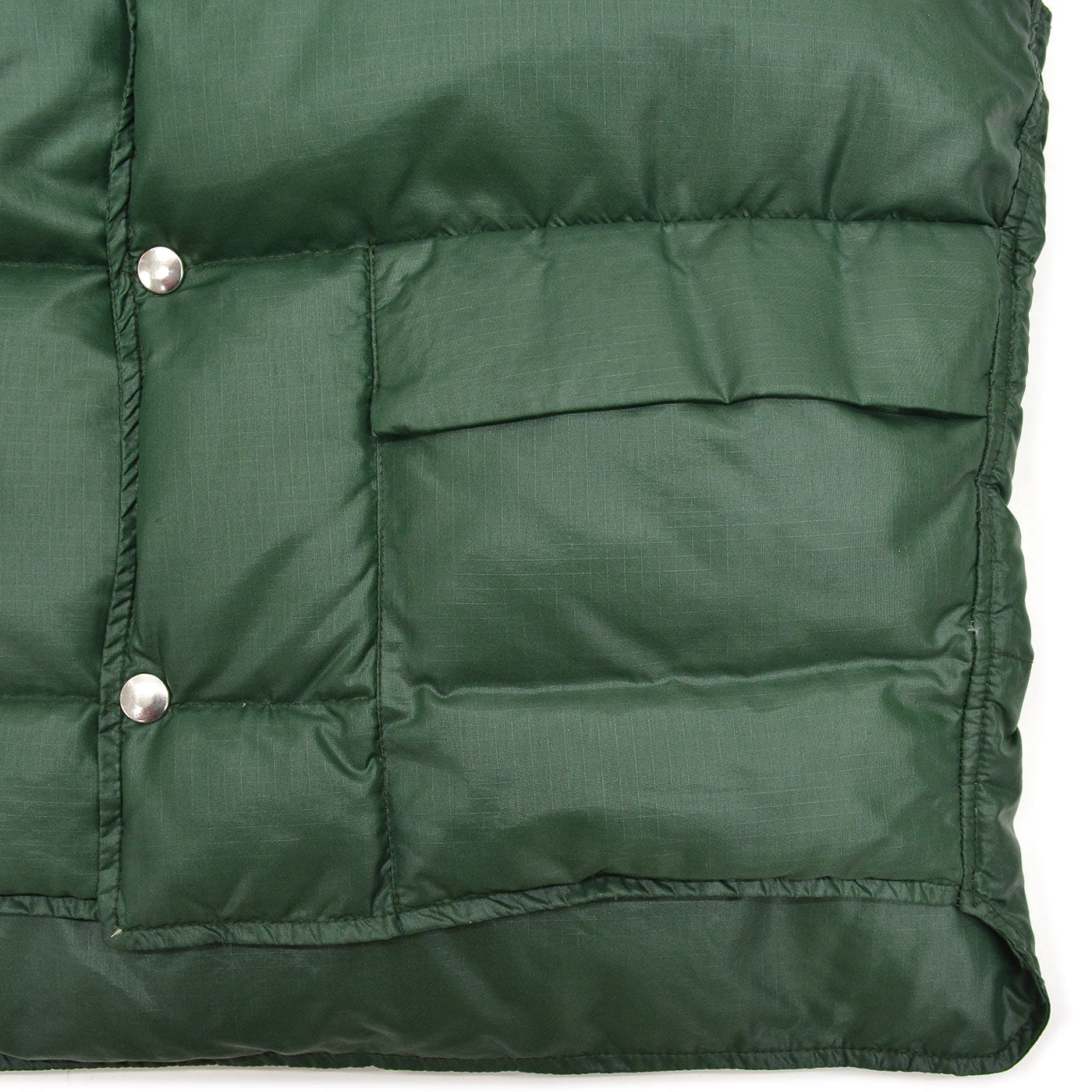 1970's~ THE TETON MADE BY WOOLRICH DOWN VEST / FOREST GREEN ...