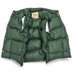1970's~ THE TETON MADE BY WOOLRICH DOWN VEST / FOREST GREEN ...