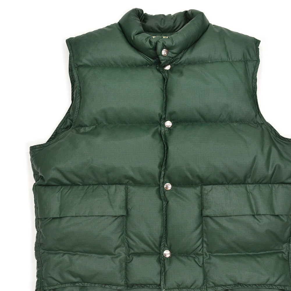 1970's~ THE TETON MADE BY WOOLRICH DOWN VEST / FOREST GREEN...