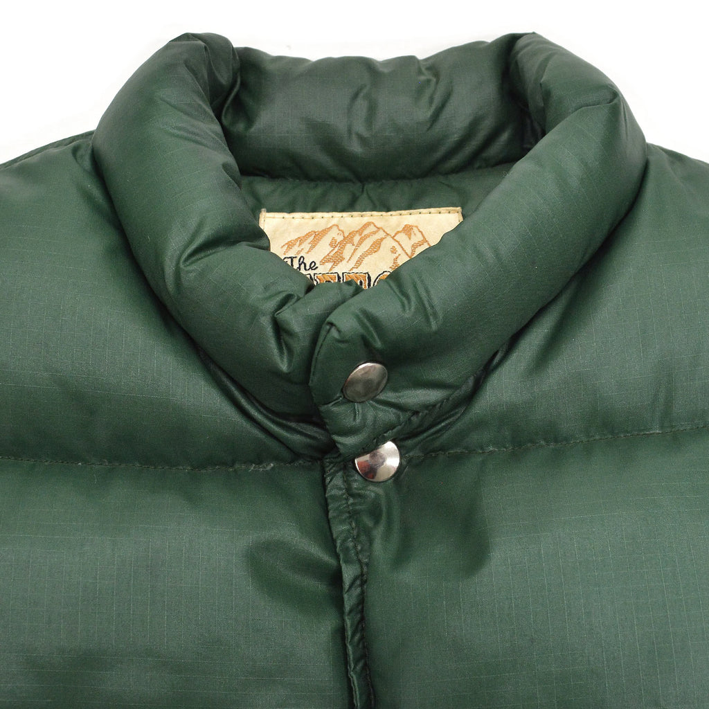 1970's~ THE TETON MADE BY WOOLRICH DOWN VEST / FOREST GREEN ...