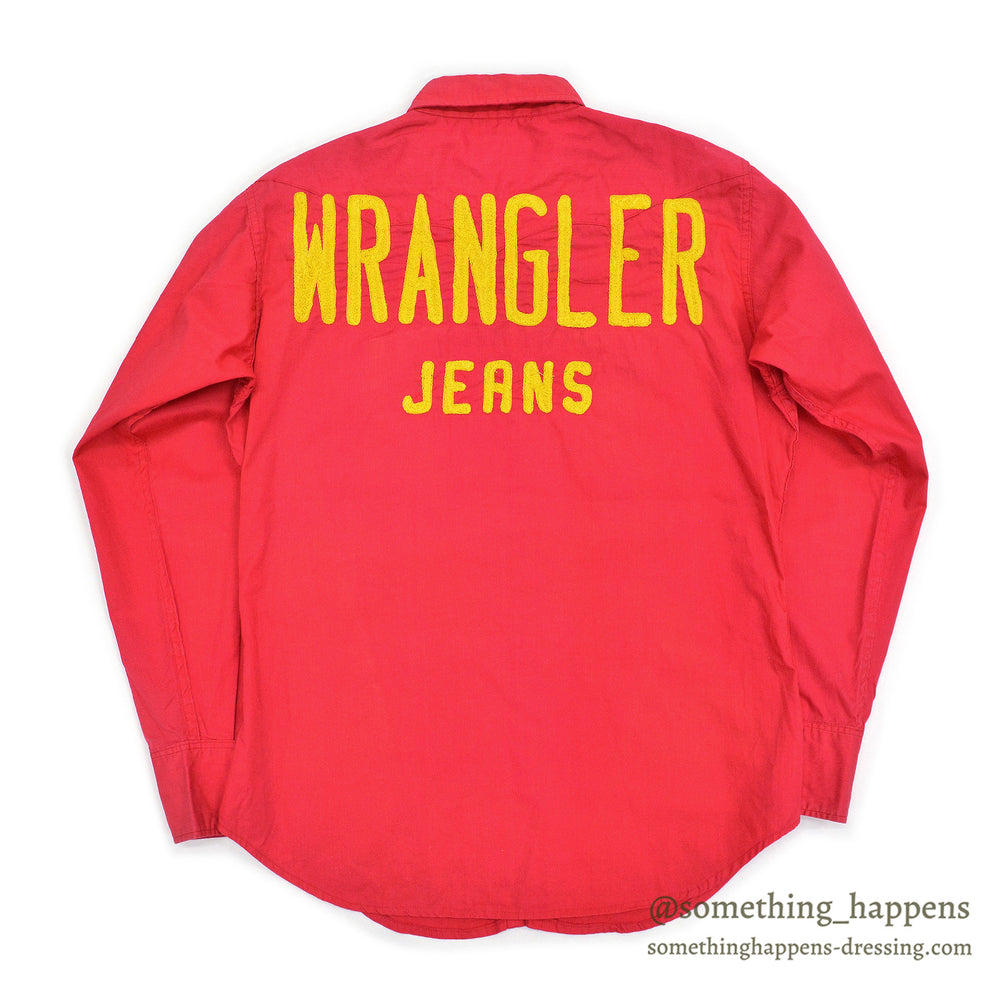 1960's WRANGLER CHAMPION SHIRT RED / EXTREMERY RARE... 16