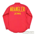 1960's WRANGLER CHAMPION SHIRT RED / EXTREMERY RARE... 16