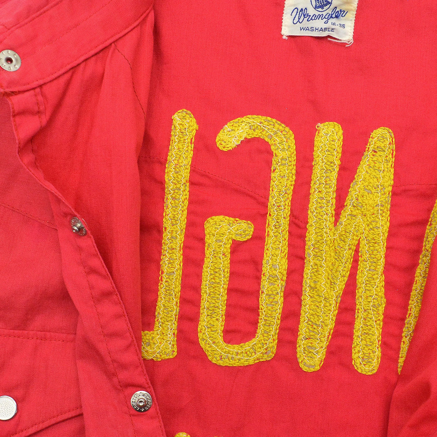1960's WRANGLER CHAMPION SHIRT RED / EXTREMERY RARE ... 16