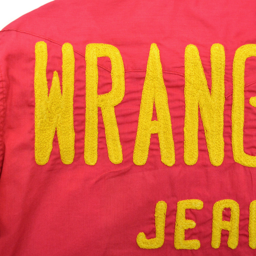 1960's WRANGLER CHAMPION SHIRT RED / EXTREMERY RARE... 16