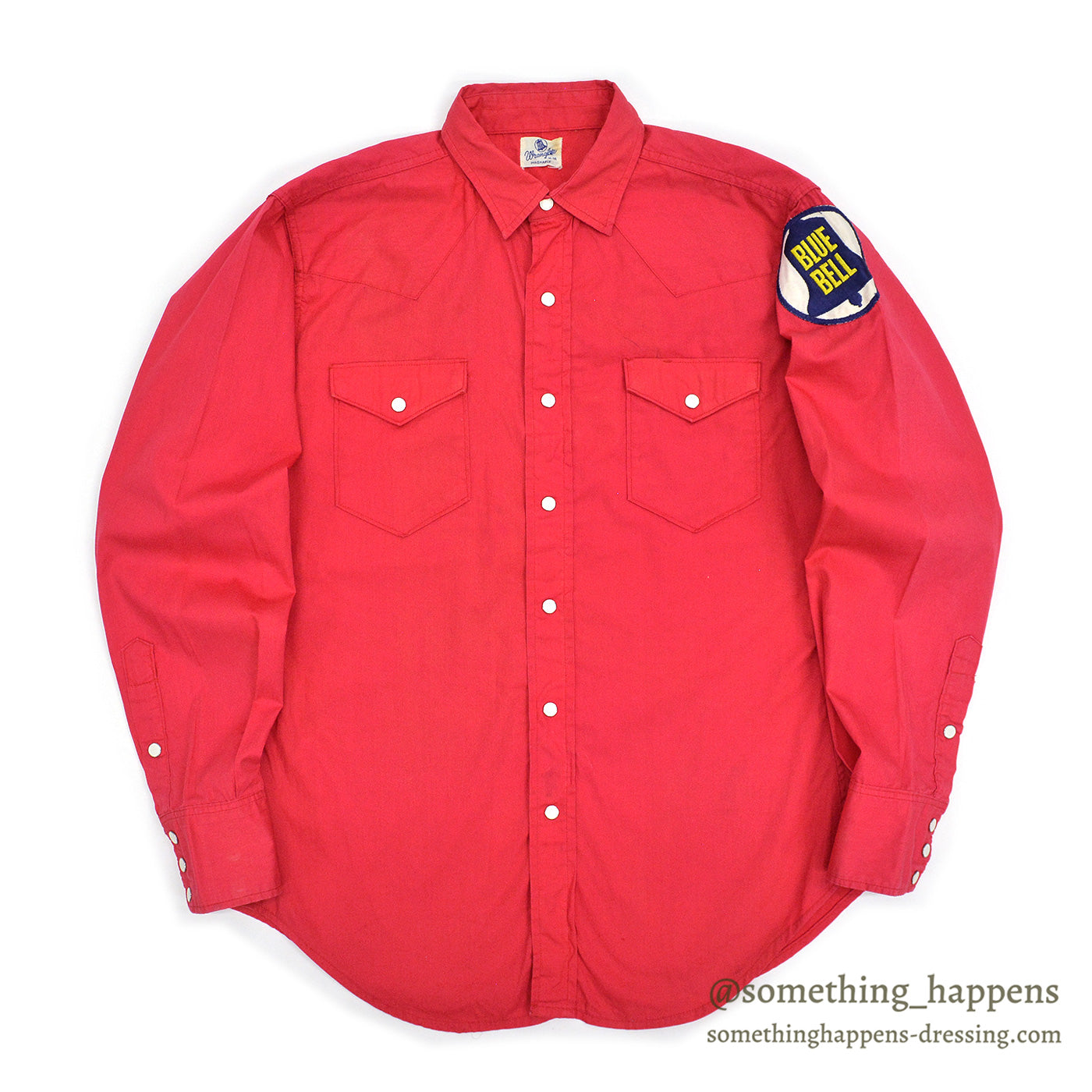 1960's WRANGLER CHAMPION SHIRT RED / EXTREMERY RARE ... 16