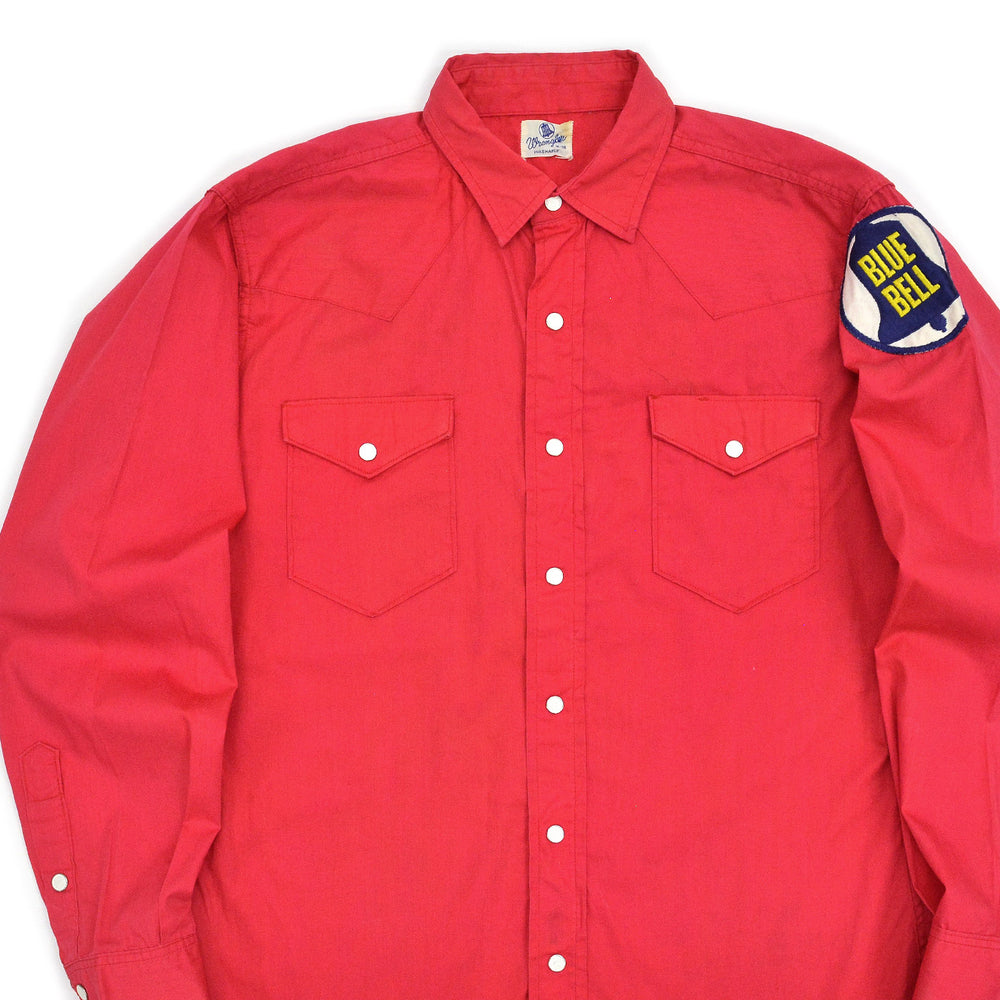 1960's WRANGLER CHAMPION SHIRT RED / EXTREMERY RARE... 16