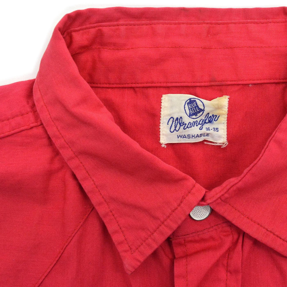 1960's WRANGLER CHAMPION SHIRT RED / EXTREMERY RARE... 16