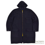 1950's PENNLEIGH W.T.GRANT CO. WOOL COAT / YELLOW LINER ... M