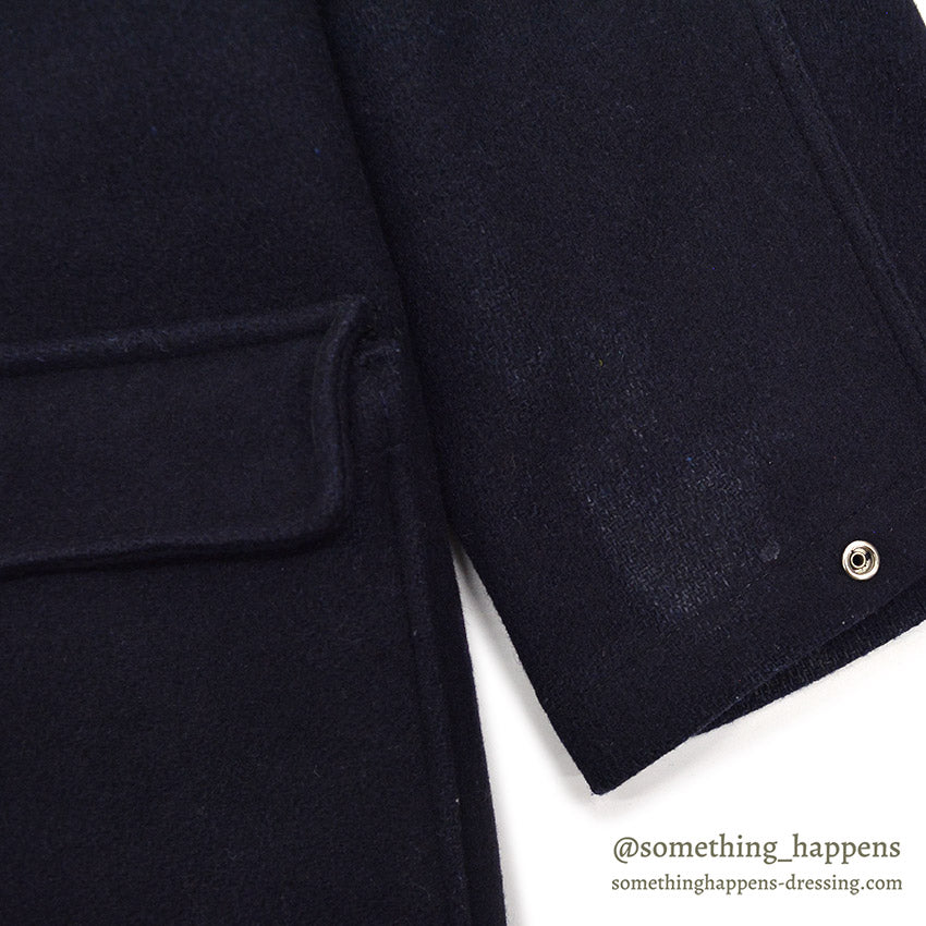 1950's PENNLEIGH W.T.GRANT CO. WOOL COAT / YELLOW LINER ... M